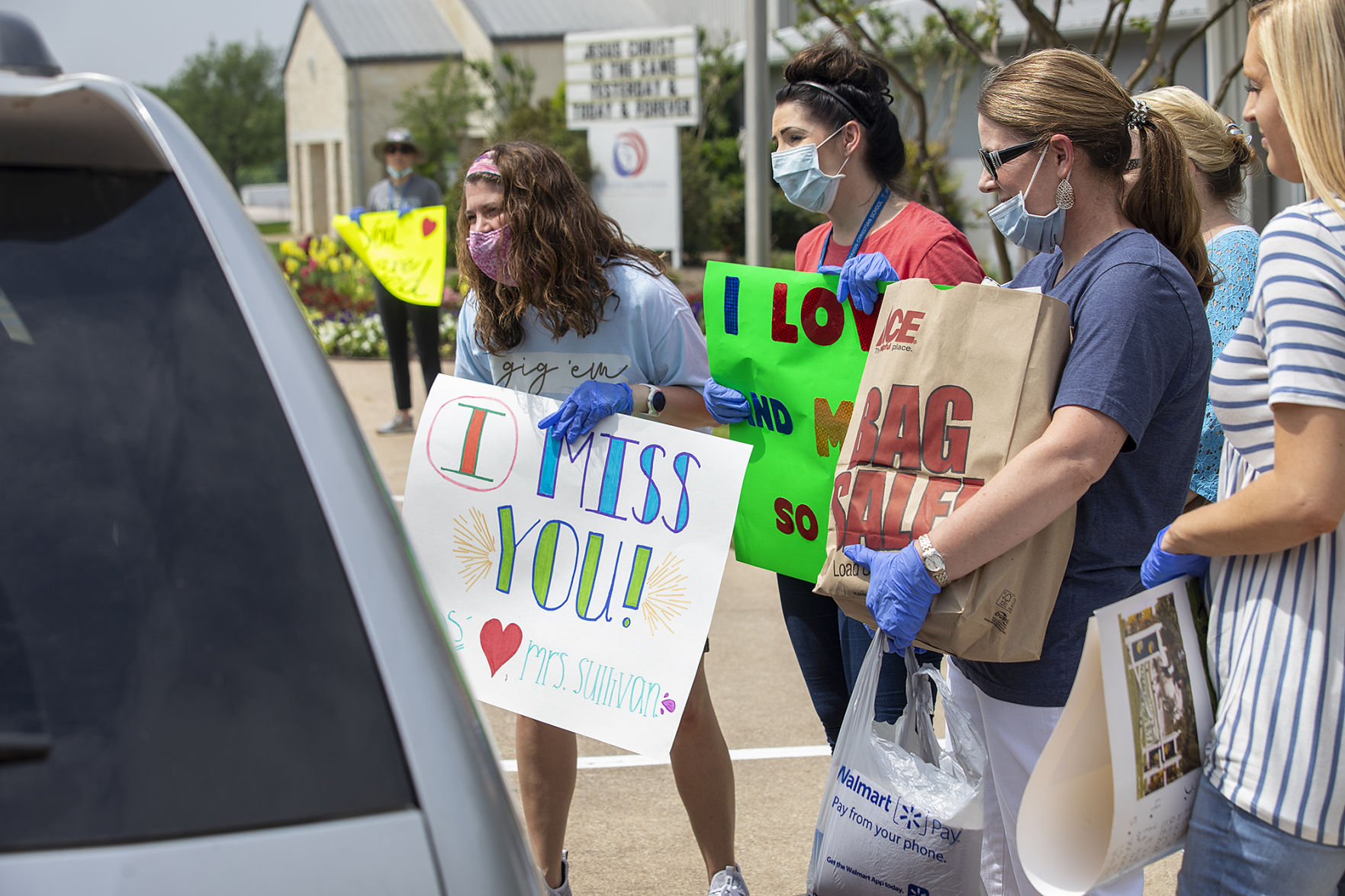 Brazos Christian School supply pick-up